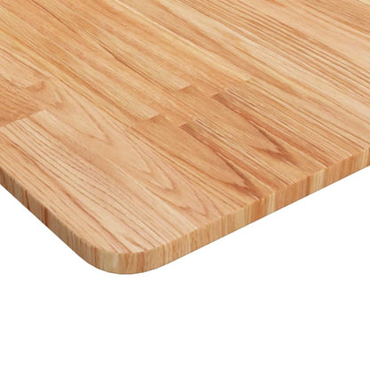 vidaXL Tischplatte Quadratisch Hellbraun 50x50x1,5cm Behandelte Eiche