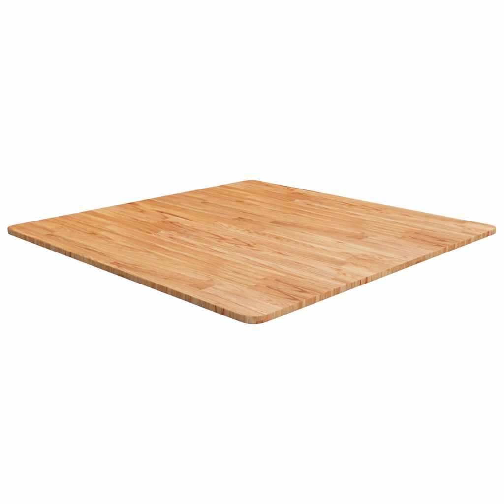 vidaXL Tischplatte Quadratisch Hellbraun 90x90x1,5cm Behandelte Eiche