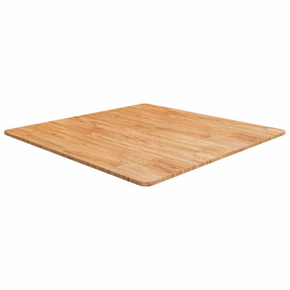 vidaXL Tischplatte Quadratisch Hellbraun 90x90x1,5cm Behandelte Eiche