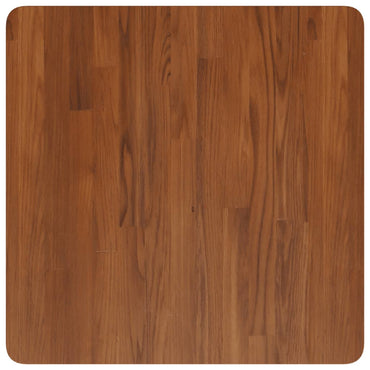 vidaXL Plateau de table carré marron foncé 60x60x1,5 cm chêne traité