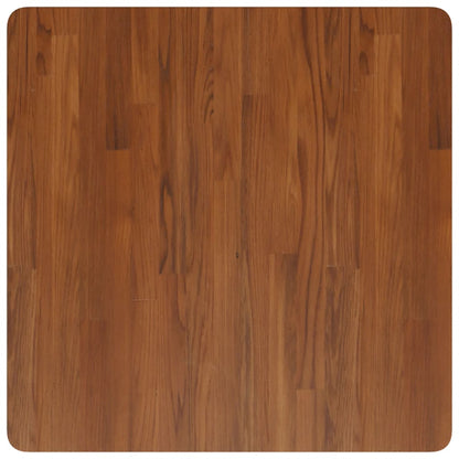 vidaXL Plateau de Table Carré Marron Foncé 70x70x1,5cm Chêne Traité