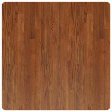vidaXL Plateau de table carré Marron foncé 80x80x1,5cm Chêne traité