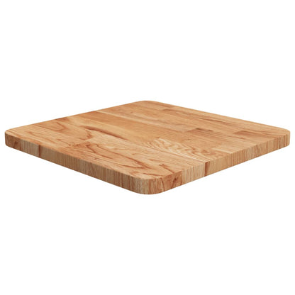 vidaXL Plateau de table carré chêne clair 40x40x2,5cm Chêne traité