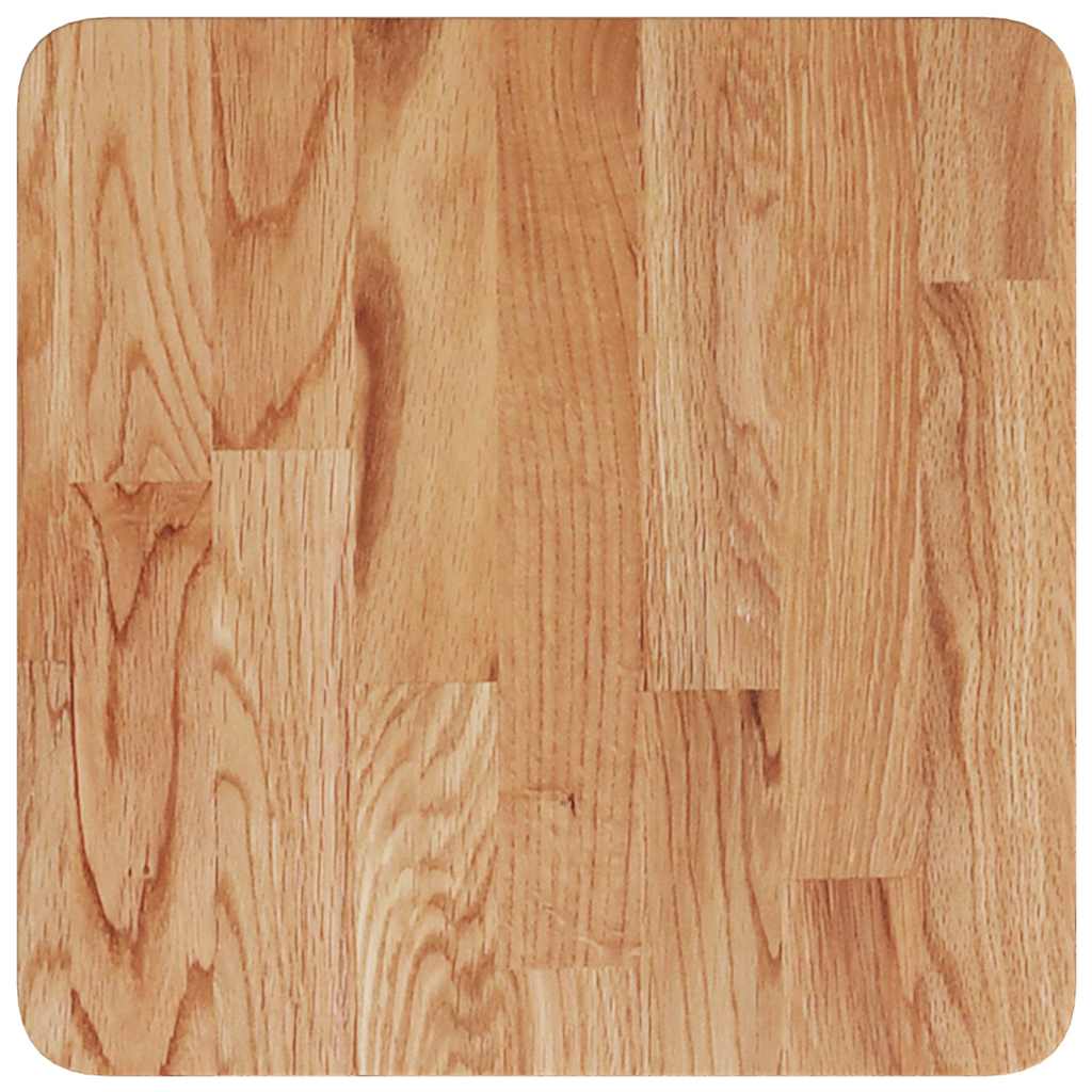 vidaXL Plateau de table carré chêne clair 40x40x2,5cm Chêne traité