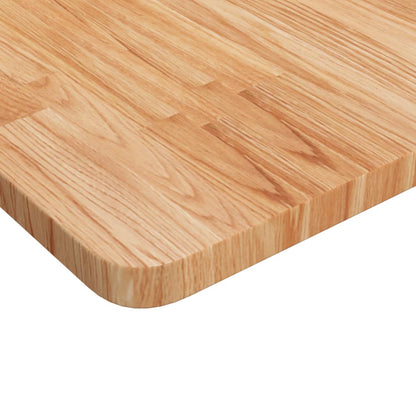 vidaXL Plateau de table carré chêne clair 40x40x2,5cm Chêne traité