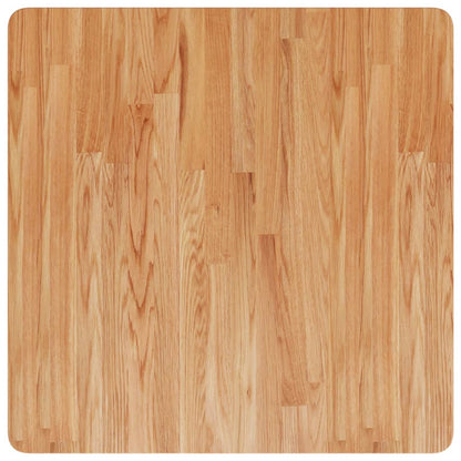 vidaXL Plateau de table carré Chêne traité marron clair 70x70x2,5 cm