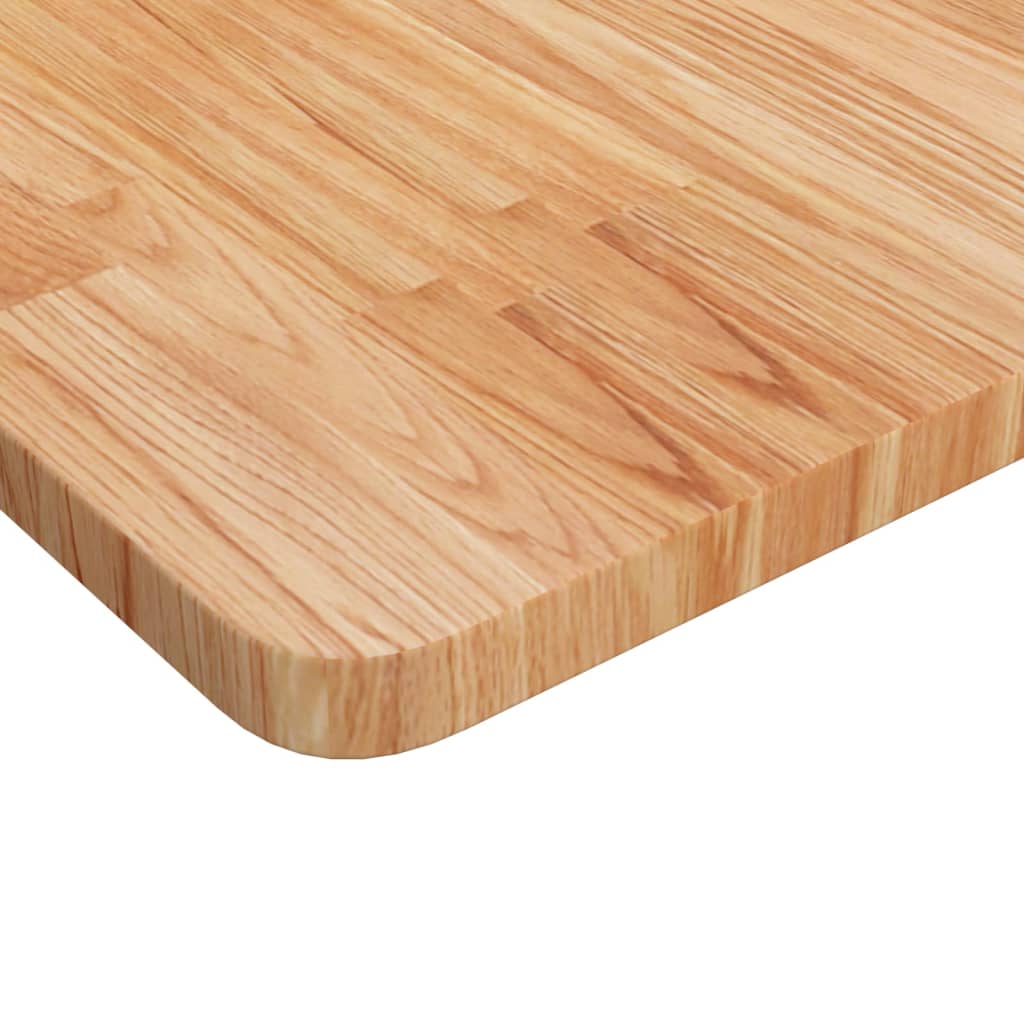 vidaXL Plateau de table carré Chêne traité marron clair 70x70x2,5 cm