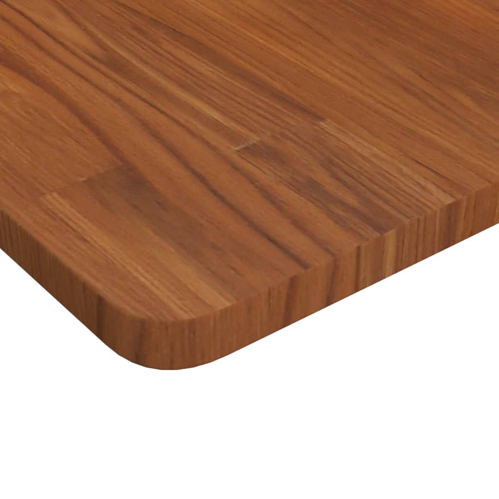 vidaXL Plateau de table carré Chêne traité marron foncé 90x90x2,5cm