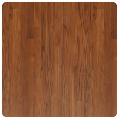 vidaXL Plateau de table carré Chêne traité Marron foncé 70x70x4cm