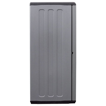 vidaXL Armoire de jardin gris et noir 102x37x84 cm PP
