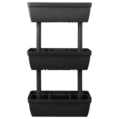 vidaXL Pflanzkübel 6-tlg. 100 cm Anthrazit