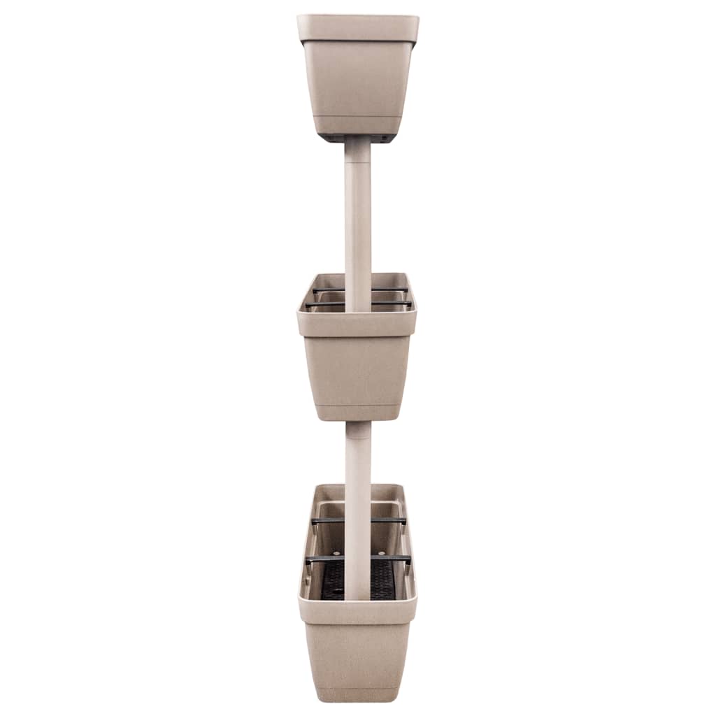 vidaXL Pflanzkübel 6-tlg. 100 cm Taupe