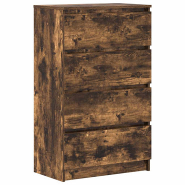 vidaXL Sideboard Räuchereiche 60x35x98,5 cm Holzwerkstoff