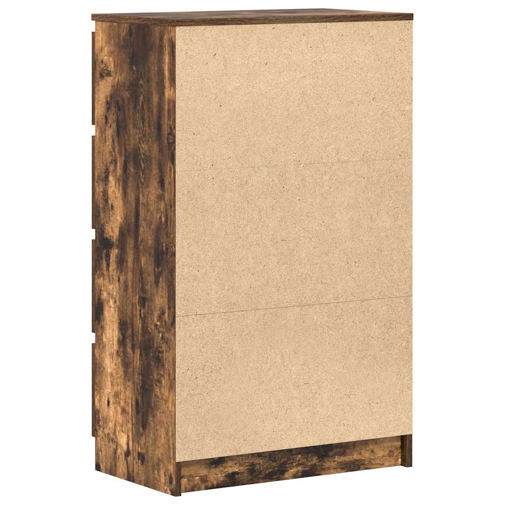 vidaXL Sideboard Räuchereiche 60x35x98,5 cm Holzwerkstoff