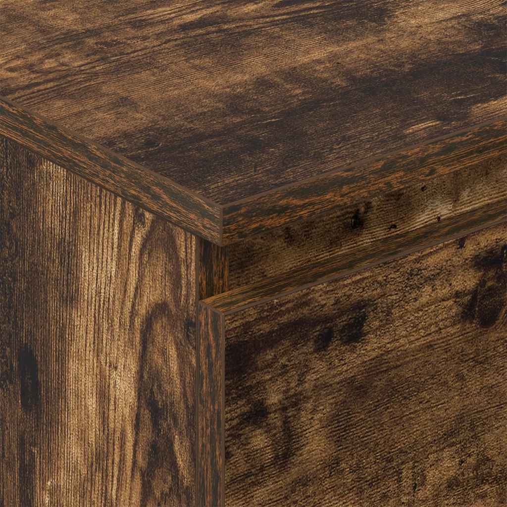 vidaXL Sideboard Räuchereiche 60x35x98,5 cm Holzwerkstoff