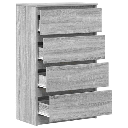 vidaXL Sideboard Grau Sonoma 60x35x98,5 cm Holzwerkstoff