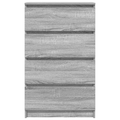 vidaXL Sideboard Grau Sonoma 60x35x98,5 cm Holzwerkstoff