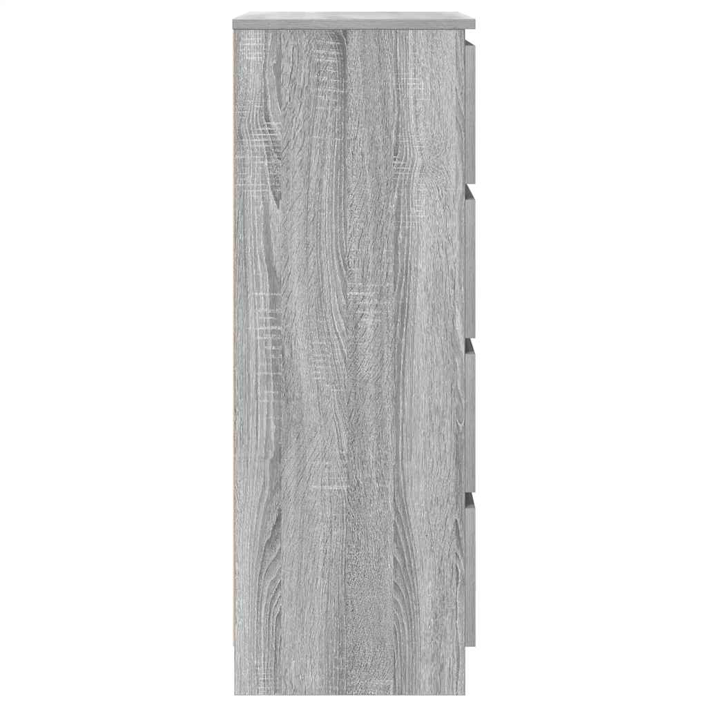 vidaXL Sideboard Grau Sonoma 60x35x98,5 cm Holzwerkstoff