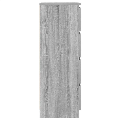 vidaXL Sideboard Grau Sonoma 60x35x98,5 cm Holzwerkstoff