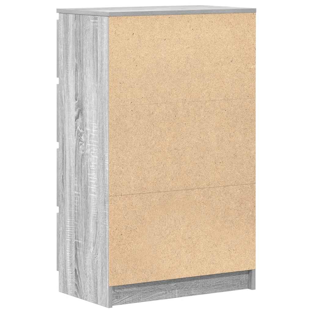 vidaXL Sideboard Grau Sonoma 60x35x98,5 cm Holzwerkstoff