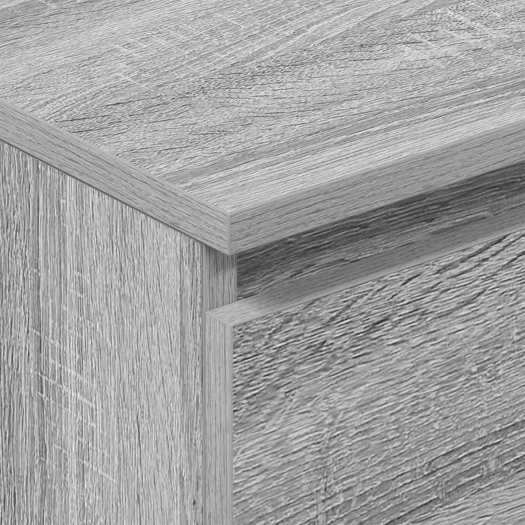 vidaXL Sideboard Grau Sonoma 60x35x98,5 cm Holzwerkstoff