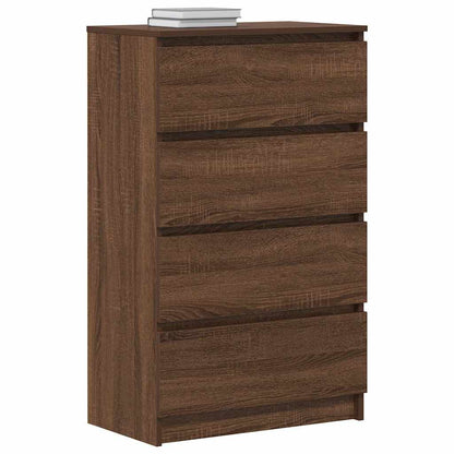 vidaXL Sideboard Braun Eichen-Optik 60x35x98,5 cm Holzwerkstoff