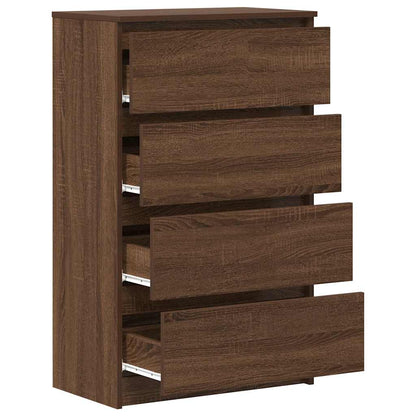 vidaXL Sideboard Braun Eichen-Optik 60x35x98,5 cm Holzwerkstoff