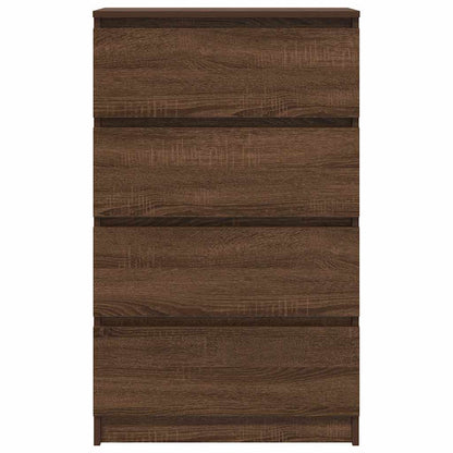 vidaXL Sideboard Braun Eichen-Optik 60x35x98,5 cm Holzwerkstoff