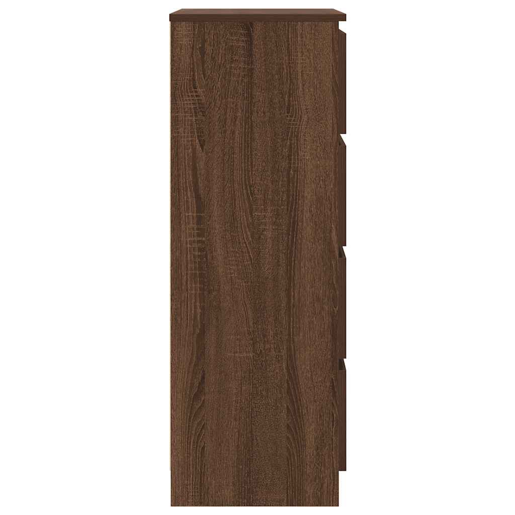 vidaXL Sideboard Braun Eichen-Optik 60x35x98,5 cm Holzwerkstoff
