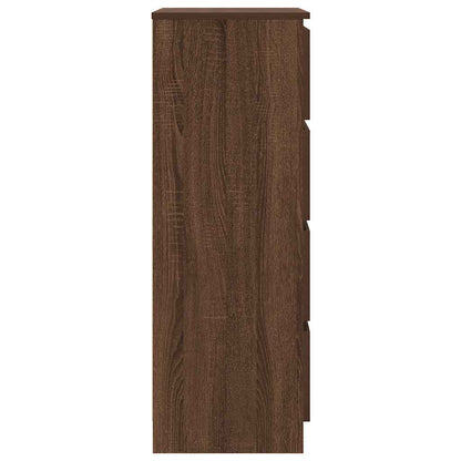 vidaXL Sideboard Braun Eichen-Optik 60x35x98,5 cm Holzwerkstoff