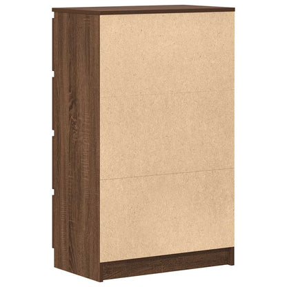 vidaXL Sideboard Braun Eichen-Optik 60x35x98,5 cm Holzwerkstoff