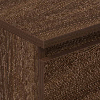 vidaXL Sideboard Braun Eichen-Optik 60x35x98,5 cm Holzwerkstoff