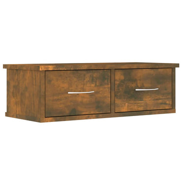 vidaXL Wandschrank Räuchereiche 60x26x18,5 cm Holzwerkstoff
