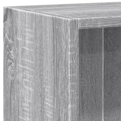 vidaXL Bücherregal Grau Sonoma 60x24x76 cm Holzwerkstoff