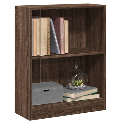 vidaXL Bücherregal Braun Eichen-Optik 60x24x76 cm Holzwerkstoff