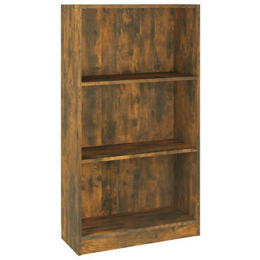 vidaXL Bücherregal Räuchereiche 60x24x109 cm Holzwerkstoff