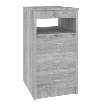 vidaXL Commode de tiroirs gris Sonoma 40x50x76 cm bois d'ingénierie