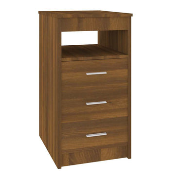 vidaXL Commode de rangement à tiroirs imitation chêne marron 40x50x76 cm