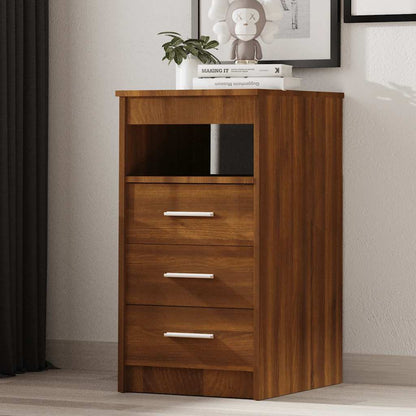 vidaXL Commode de rangement à tiroirs imitation chêne marron 40x50x76 cm