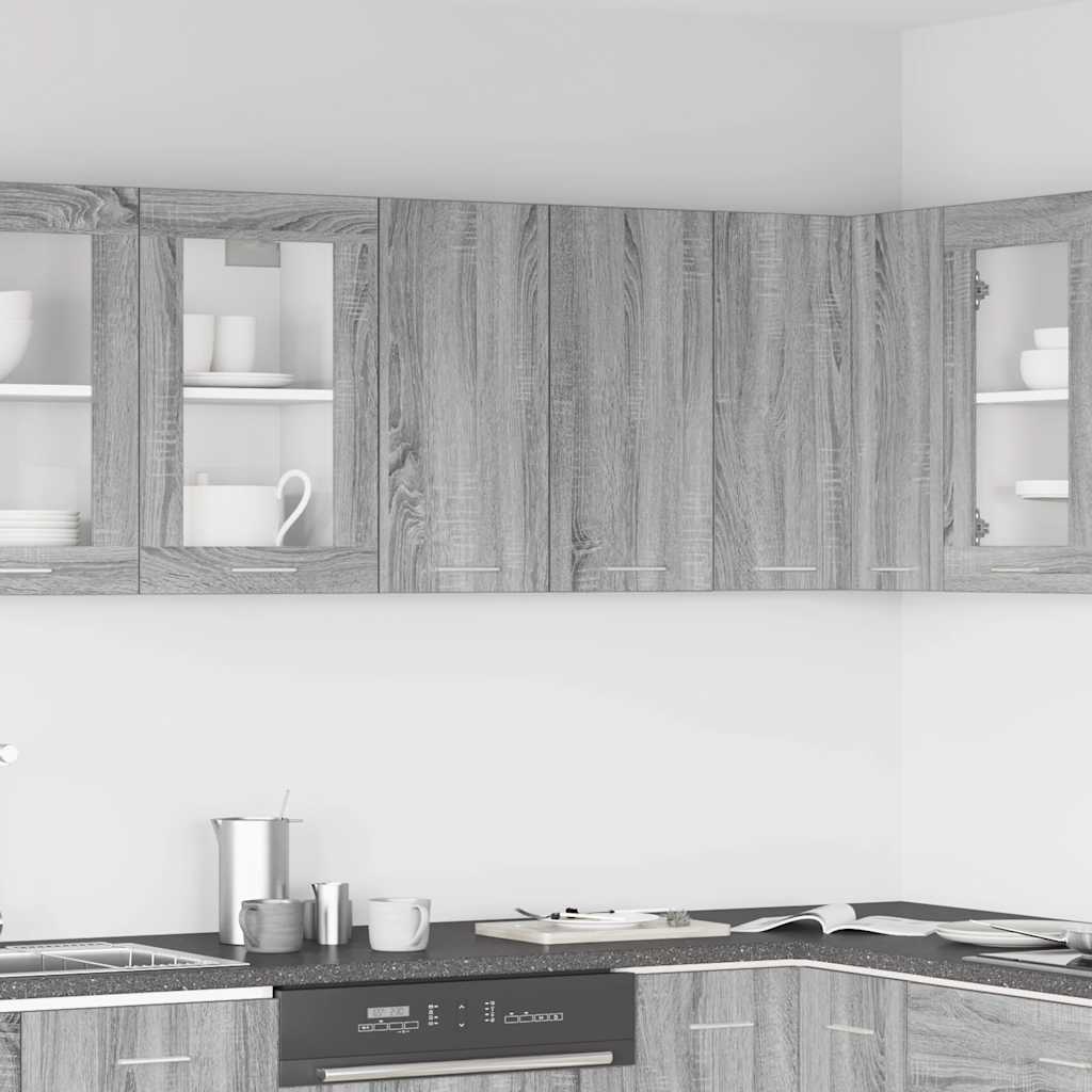 vidaXL Hängeschrank Lyon Grau Sonoma 60x31x60 cm Holzwerkstoff
