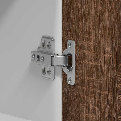 vidaXL Hängeschrank Lyon Braun Eichen-Optik 60x31x60 cm Holzwerkstoff