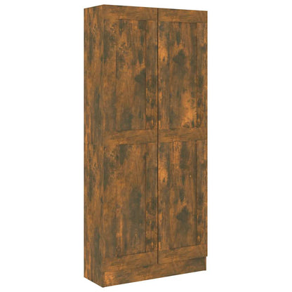 vidaXL Bibliothèque chêne fumé 82,5x30,5x185,5 cm Aggloméré