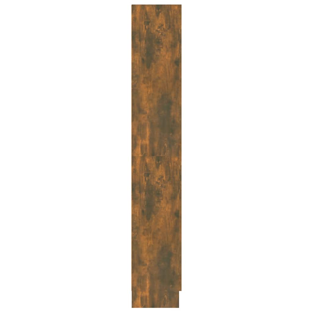 vidaXL Bibliothèque chêne fumé 82,5x30,5x185,5 cm Aggloméré