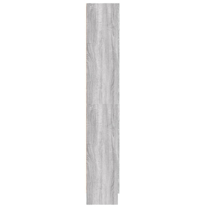 vidaXL Badezimmerschrank Grau Sonoma 82,5x30,5x185,5 cm Holzwerkstoff