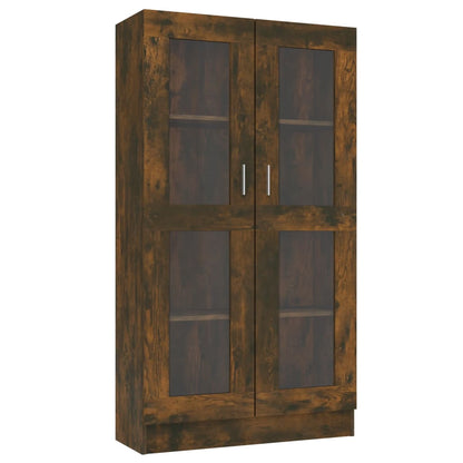 vidaXL Vitrine chêne fumé 82,5x30,5x150 cm Bois d'ingénierie