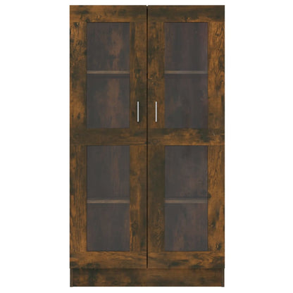 vidaXL Vitrine chêne fumé 82,5x30,5x150 cm Bois d'ingénierie