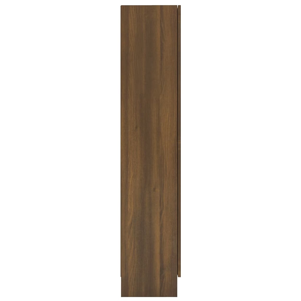 vidaXL Vitrine chêne marron 82,5x30,5x150 cm Aggloméré