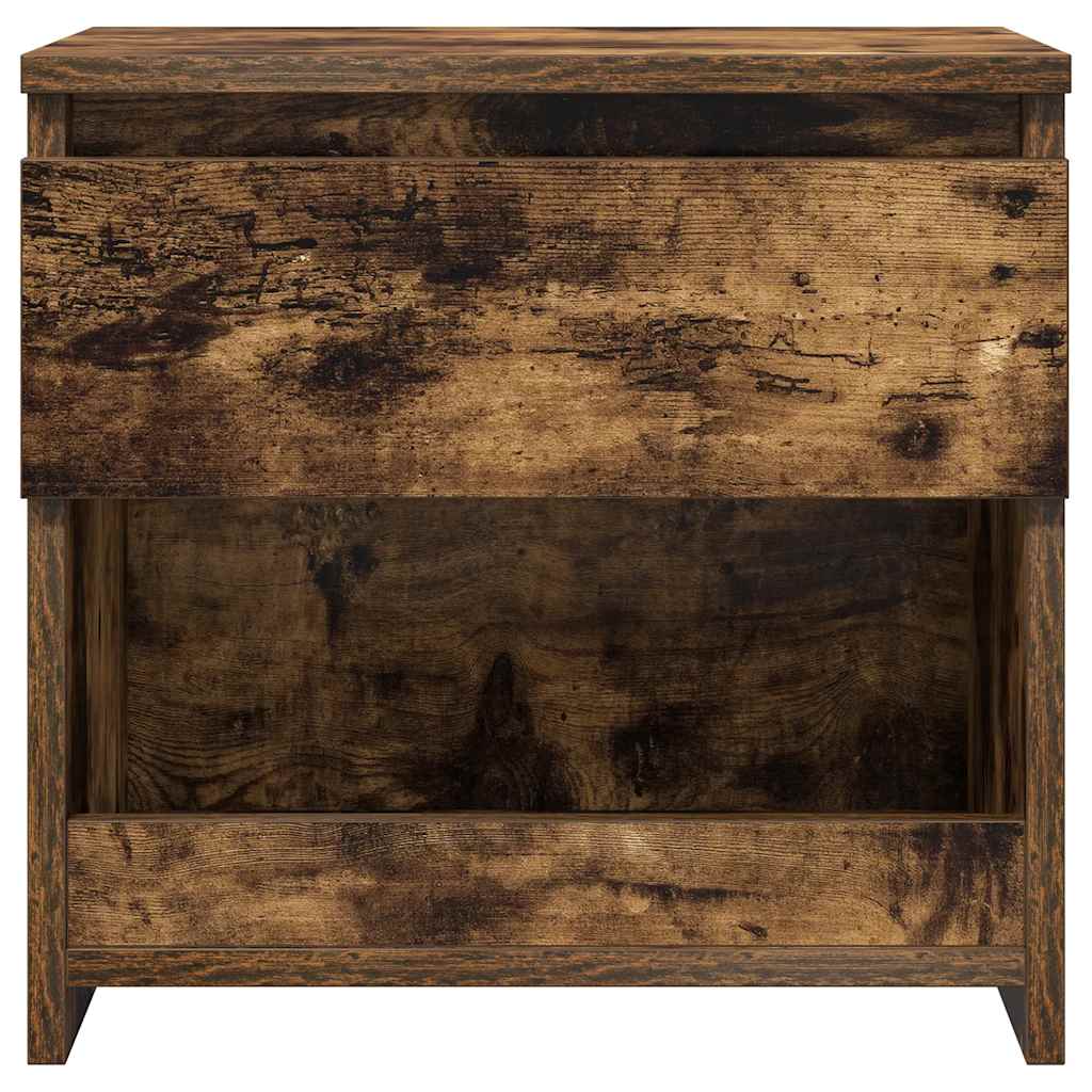 vidaXL Nachttisch Räuchereiche 40x30x39 cm Holzwerkstoff