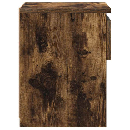 vidaXL Nachttisch Räuchereiche 40x30x39 cm Holzwerkstoff