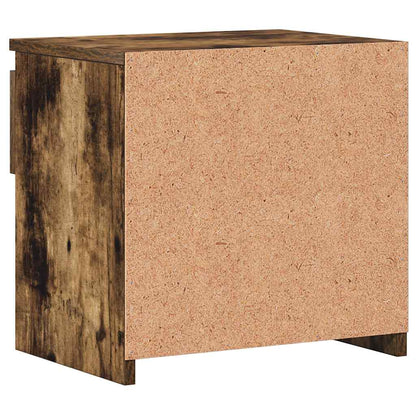 vidaXL Nachttische 2 Stk. Räuchereiche 40x30x39 cm Holzwerkstoff
